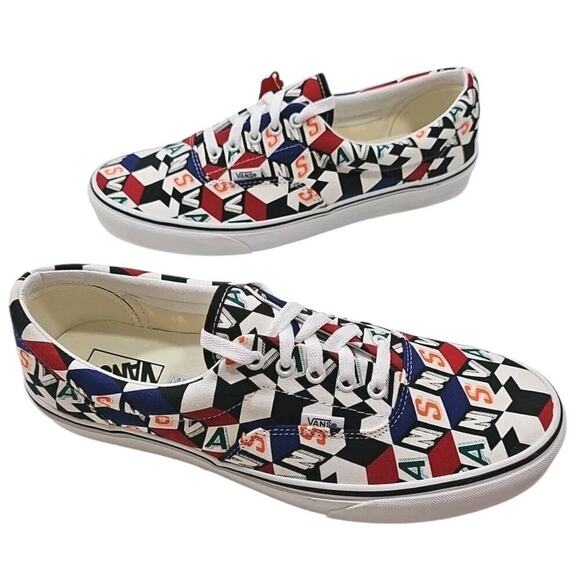 Vans ~Men\'s 12~ Era Checker Cube Multi Color Shoes Sneakers VN0A54F142X NEW. main image 15